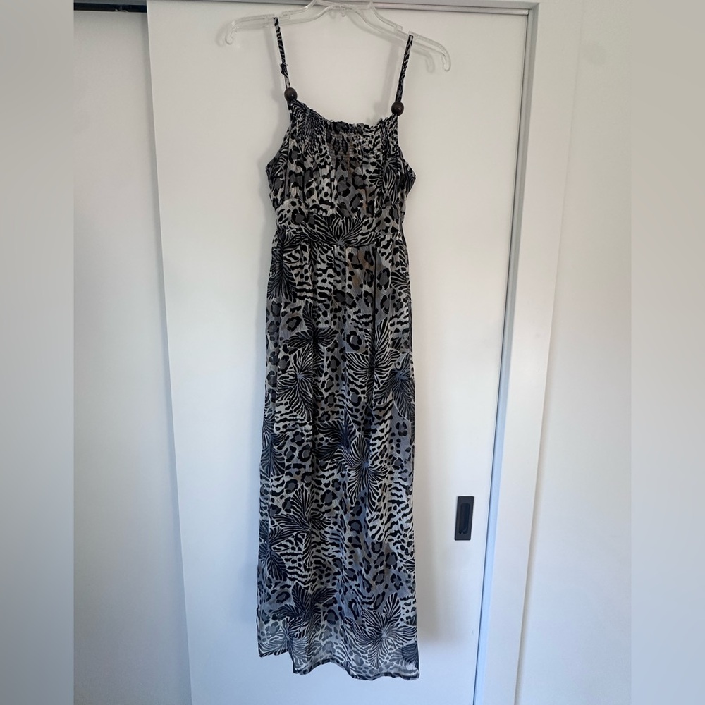 Animal Print Maxi Dress